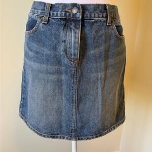 J. Crew Sz 6 Blue Denim Mini Skirt